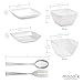 Mozaik Premium Plastic Mini Appetizer & Dessert Tasting Set, 96 pieces (MMAPP96)