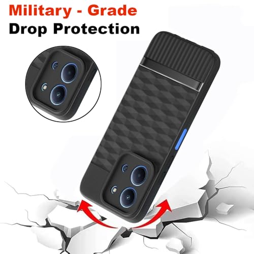 Image of Shockproof Case for Mi Redmi 15C 4G / 15C 5G | Full Camera Protection | TPU Flexible Back Cover for Mi Redmi 15C 4G / 15C 5G (Matte Black)