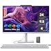 Lenovo IdeaCentre Everyday Tasks 24" Full HD All-in-One Desktop Computer • Office 365 for the Web • Intel 4-Cores • 256GB SSD • 8GB RAM • KB and Mouse • Windows 11
