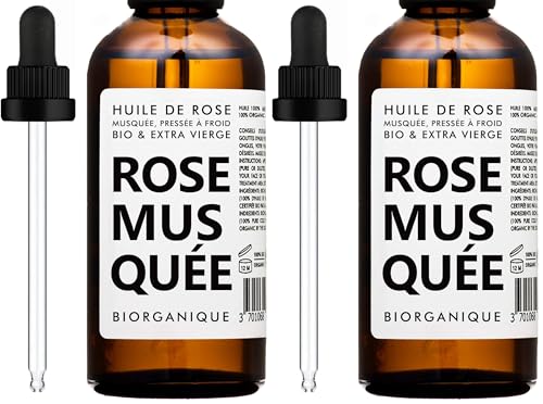 Huile de Rose Musquée BIO de qualité supérieure pressée à froid 50 ml
