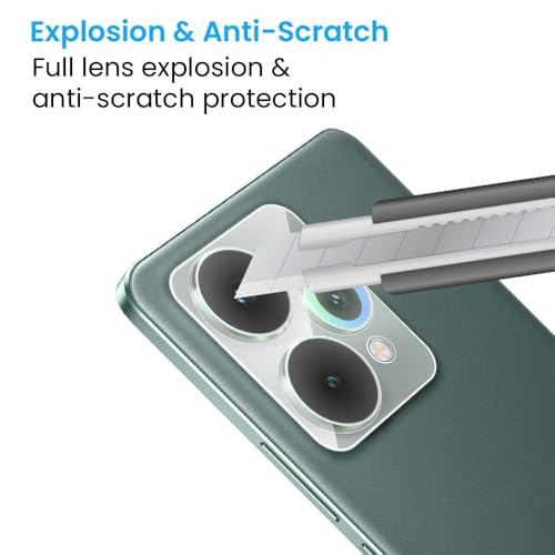 Image of ArmourPro Premium Camera Lens Protection Compatible with Realme 15 Pro (6.8 Inches) With Edge To Edge Full Camera Screen Coverage | Transparent, Pack of 1