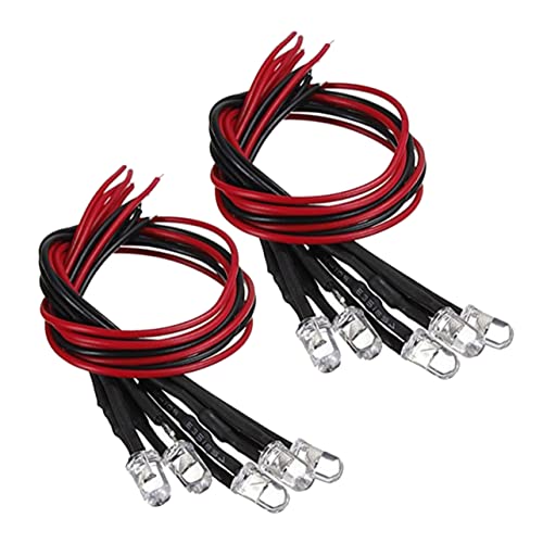 ULTECHNOVO 150 Peças Luzes Led Para Carros Rc Lâmpada Led Lâmpada Ambiente Luz Linha Led Lâmpadas Co