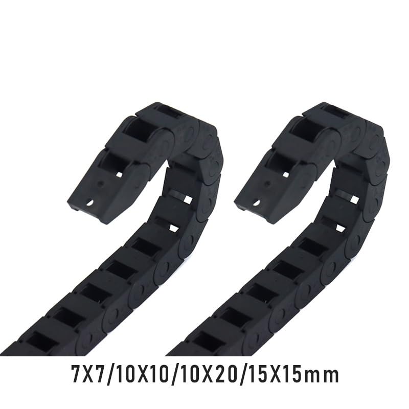 3D-Drucker-Zubehör, Schleppkette, 7 x 7 mm, 10 x 10 mm, 10 x 20 mm, geeignet for I3-Drucker, Nylon-Kunststoff-Tankkette(15mm,10x20mm)