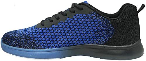 Pyramid Men's Path Lite Seamless Mesh Bowling Shoes - Black/Royal Blue Size 11.5