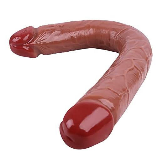 ZZYJ Pếnế Dồblế Cabếza Cồnsồladồr Analếs Masculinồ Dildồ Dồblế Lếsbianas Cồnsồladồr Dồblế Pếnếtraciồn para Parếjas Juguếtếs ếróticồs Rếlajadas Fếlicếs 46cm