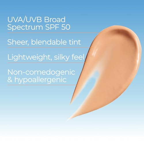 image for Eucerin Sun Tinted Age Defense Face Sunscreen Lotion SPF 50 with Hyalu