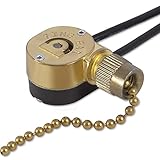 Ceiling Fan Switch Ze-109M Zing Ear Metal Pull Chain On/Off Light Switch, Pull Chain Switch Ceiling...