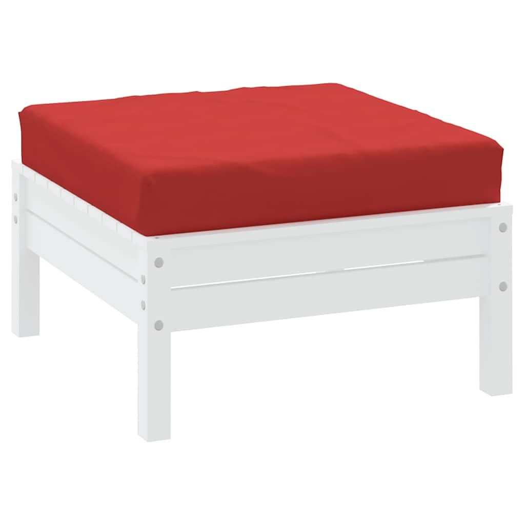 Cojín para palets rojo, 60 x 60 x 9,5 cm, tejido Oxford, cómodo cojín para palés, para muebles de jardín, exteriores, salón europeo y salón