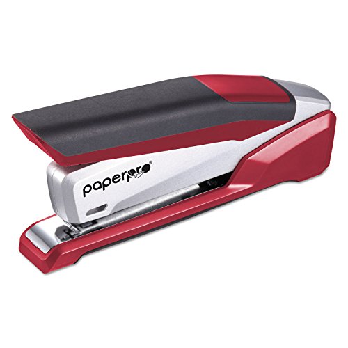 Paperpro 1117 Inpower+ 28 Premium Desktop Stapler, 28-Sheet Capacity, Red/Silver #TOP2
