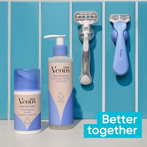 Gillette Venus Intimate Grooming Women's Razor for Pubic Hair + Body for Women, Shaving Kit for Women, 1 Body + 1 Pubic Razor - image 7