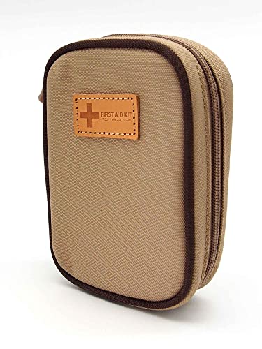 WILDTECH(ワイルドテック) FIRST AID POUCH(ファーストエイドポーチ) CORDURA(コーデュラ)ファブリック 215-AFXP146 [YouTuber「FUKU」コラボ商品] アウトドア youtuber fuku wildtech 救急ポーチ (TAN(BEIGE))