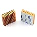 DGZZI 2PCS Golden Aluminum Heatsink 40x40x11mm Square CPU Heat Sinks Cooling Cooler Fin with 2PCS 3M Silicone Based Thermal Pad