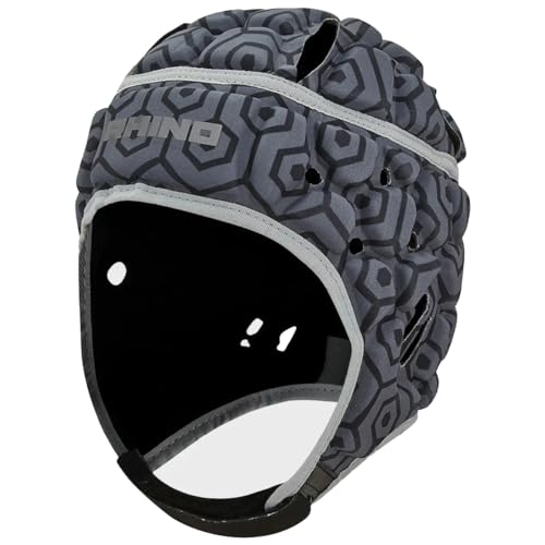 Rhino Unisex Youth Pro Head Guard Headguard, Black, SY