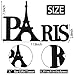 Blulu Paris Decor for Bedroom Wooden Eiffel Tower Table Decor Eiffel Tower Sign Letters for Home Living Room Office Bathroom(Black)