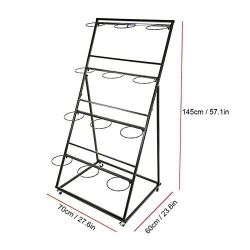 Support roulant pour plantes 4 niveaux pour éviter le manque de place - 5