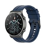 FitTurn Band Compatible with Huawei Watch Watch 4 pro/GT 5 4 3 2 Pro/GT 2e/GT 5 4 46mm/GT2 46mm/GT Active/ Replacement Straps Silicone Bands Bracelet Watch band Accessory Band for Huawei Watch 4pro/3pro/GTR 4 (DBlue)