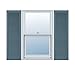 Ekena Millwork LL6C14X03700WB Custom Straight Top All Louver, Open LouverShutter (Per Pair)14 1/2"W x 37"HWedgewood Blue