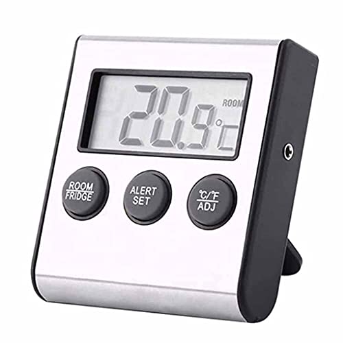 LNIBA Termómetro LCD Digital para congelador de Temperatura, Congelador De Refrigerador del Termómetro De Habitaciones, Digital Meter, Congelador -50 hasta -70 ° C Cover