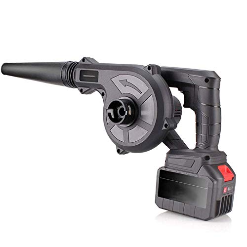 YQSHYP Cordless Electric Leaf Blower Battery-Powered Blower Garden Lawn Groundskeeping Maintenance (Lithium-ion Battery 21V, Charge Time 2hrs)