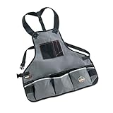 Arsenal 5700 Torso Length Work Tool Apron, 16-Pockets, Gray