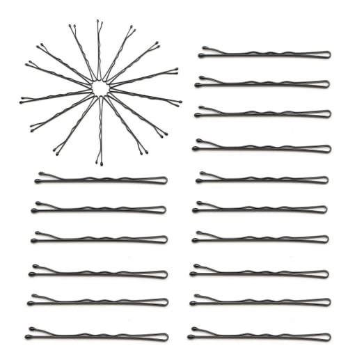 30 horquillas para el cabello, horquillas para mujer, metal invisible Bobby pins, pinzas para el cabello ondulado, para mujeres y niñas y peluquería