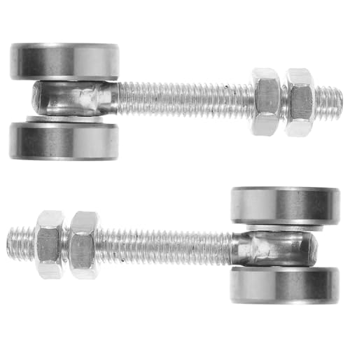 BUTIFULSIC 2 Wheel Trolley Assembly Gate Guide Roller Bearing Trolley for Window Accessories