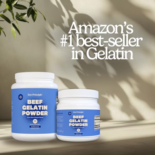 image for Zen Principle Grass-Fed Gelatin Powder, 3 lb. Custom Anti-Aging Protei