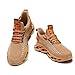 Jakcuz Running Shoes for Womens Fashion Chunky Sneakers Walking Sports Indoor Outdoor Athletic Trainers Casual Footwear Brown Size 8