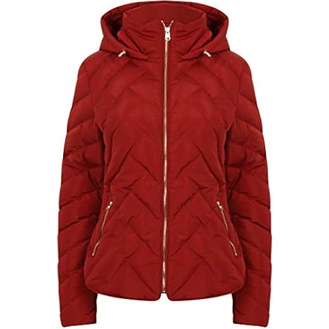 Tokyo Laundry Chateau Hooded Jacket in Merlot Cover