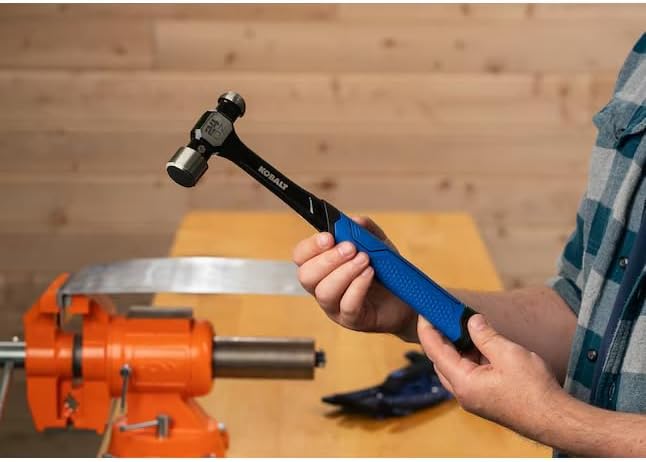 K.balt 24 Ounce(s) Smooth Face Steel Head Steel Ball peen hammer