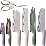 Astercook Knife Set, 13 Pieces Kitchen Knives Set with...