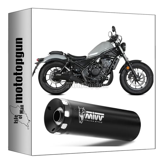 Pot echappement Mivv homologue pour sublimer vos rides en Honda Rebel