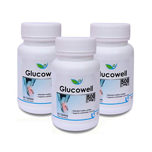 Biotrex Nutraceuticals Glucowell Glucosamine 500mg – 60 Tablets (Pack of 3) Biotrex Nutraceuticals Glucowell Glucosamine 500mg – 60 Tablets (Pack of 3)
