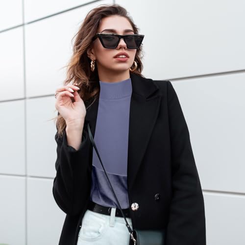 Image of Cutecrop Turtleneck Dickey Extra Large Fake Collar Detachable Dickey Collar Half Mock Turtleneck for Men Women