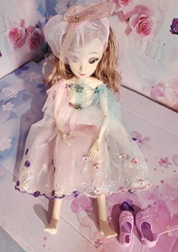 Image of DSR BJD Dolls 50CM Smart Doll Ball Jointed Doll DSR Doll Toys with Music Gift for Girls Best Gift All Festival (50CM) (Light-Pink)