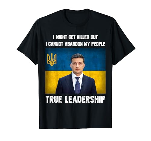 Presidente Volodymyr Zelensky Ucrania Bandera de Ucrania Camisa Camiseta