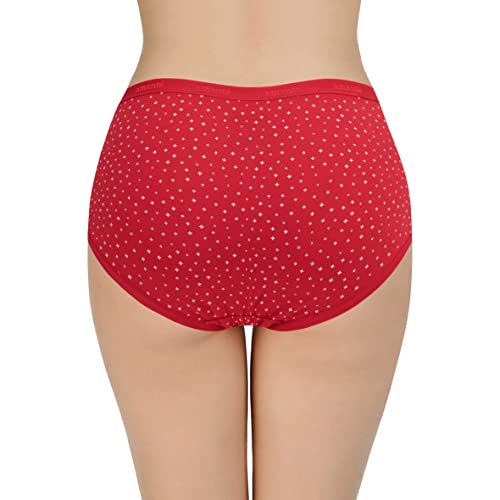 Image of Amante Printed Cotton Full Brief Panty Pack(Pack of 3)