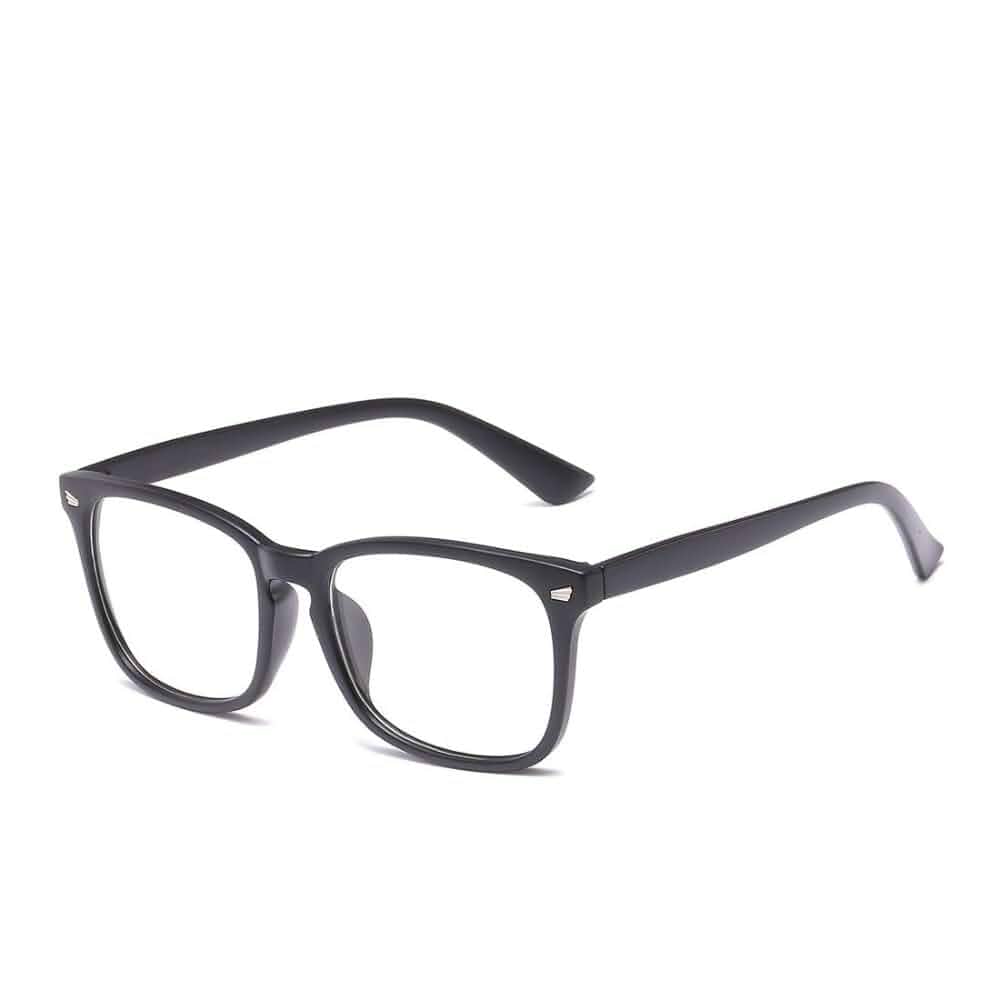 ENSARJOE Unisex Stylish Square Non-prescription Eyeglasses Glasses Clear Lens Eyewear Frame