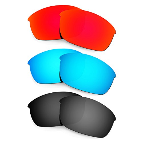 Lentes azules polarizadas compatibles con Flak Jacket para días de playa