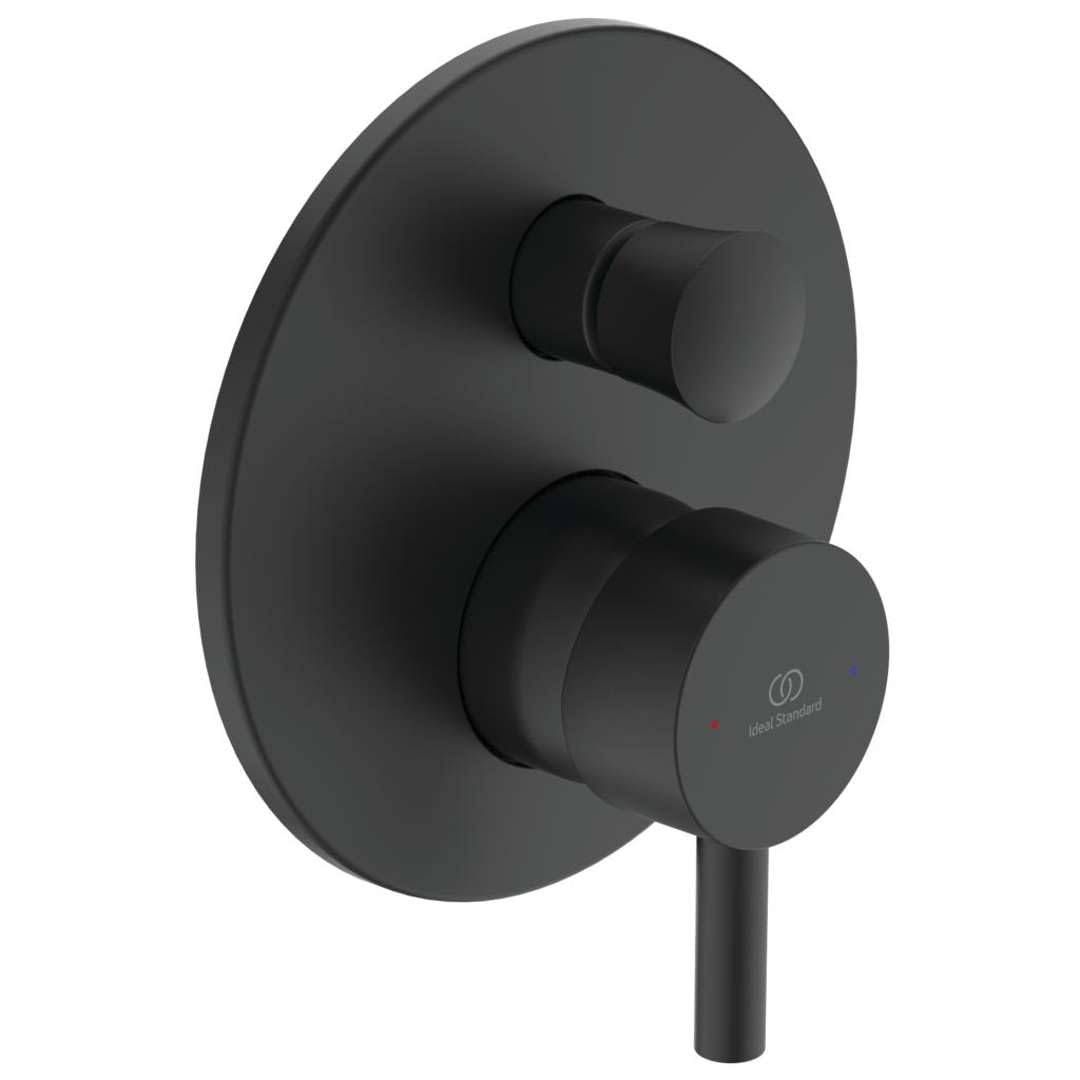 Ideal Standard - Ceraline bateria podtynkowa jednouchwytowa do wanny/prysznica - kolor czarny