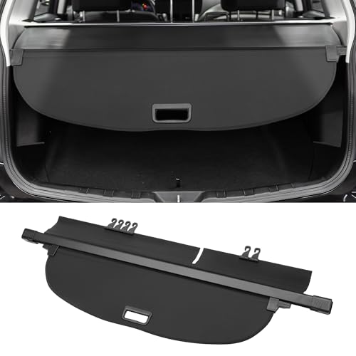 Motoforti Car Trunk Retractable Cargo Cover for Honda CRV 17-22 Rear Trunk Parcel Shelf Luggage Security Shield Shade, Canvas, Gloss Black