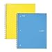 Five Star Spiral Notebook, 3 Subject, 150 Wide Ruled Sheets, Teal and Berry Pink/Purple, 2 PACK (73031)