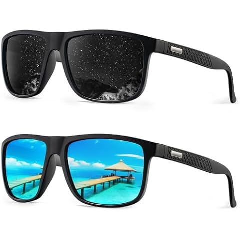 HENGOSEN Polarised Sports Sunglasses for Men Cover