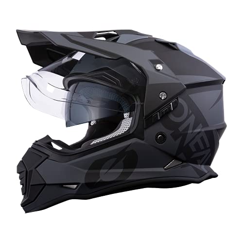 Foto von O'NEAL | Motorradhelm | Enduro Motorrad | Ventilationsöffnungen für maximalen Luftstrom & Kühlung, ABS-Schale, integrierte Sonnenblende | Sierra Helmet R V.22 | Erwachsene | Schwarz Grau | L