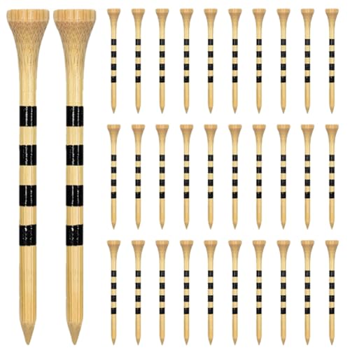 Clavijas de golf de plástico Vaguelly de 70mm que evitan roturas constantes en el campo