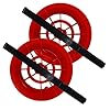 CLISPEED 2 Stks Vlieger Haspel Winder Met Slot 150 M Lijn Vlieger Lijn Winder Kronkelende Haspel Grip Wiel Handvat Professionele Outdoor Vlieger Accessoires Vlieggereedschap Voor Kinderen