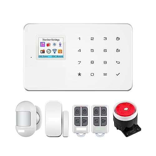 Sistemi Sicurezza Casa Il Di Allarme Sicurezza Smart WIFI GSM Funziona Con La Telecamera IP Del Sensore For Porte E Finestre Rilevatore Movimento Antifurto Domestico