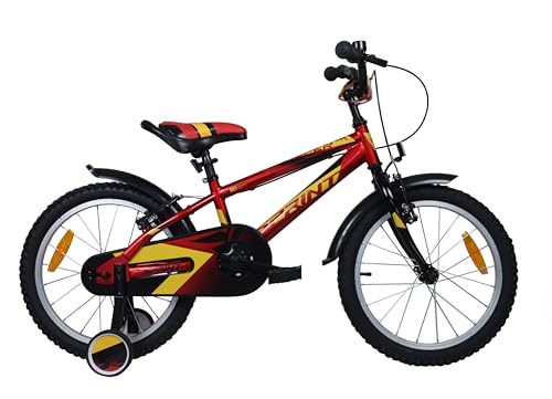 DEPORBIKES Bicicleta 18 Pulgadas niño | Bicicleta niño 6-9 años + Frenos V-Break + Estabilizadores + Cuadro Acero | Segura y Resistente