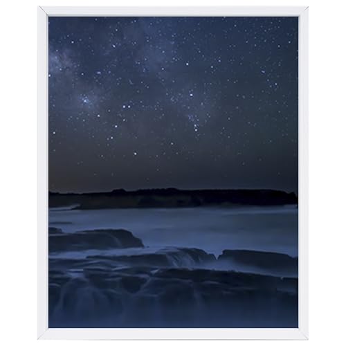 Image of 12x16 Canvas Floater Frame for 0.6-0.9 inch Deep Canvas Painting,White | YIVIVEN Canvas Floating Frames for Wall Art Decor,Canvas Frame for Art Prints,Frame for Oil Painting,Painting Frames Kit