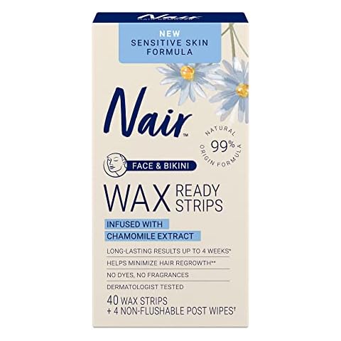 Nair Sensitive Wax Strips Cover